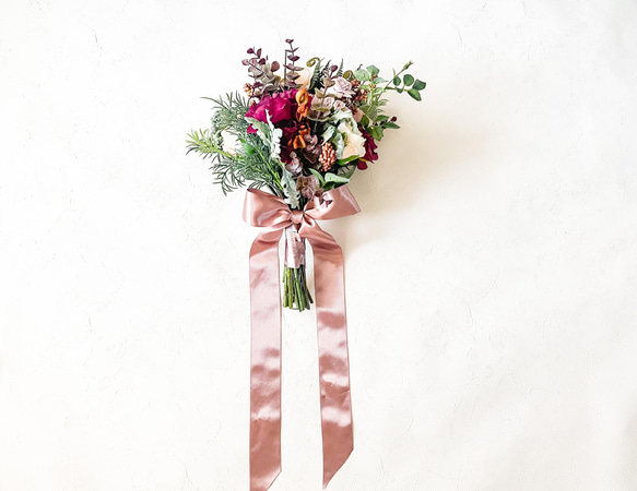 アーティフィシャルブーケ　＊＊イングリッシュローズをたくさん使ったbouquet＊＊ 3枚目の画像