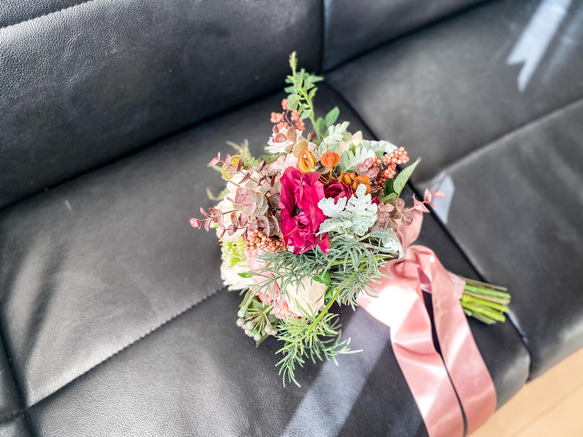 アーティフィシャルブーケ　＊＊イングリッシュローズをたくさん使ったbouquet＊＊ 10枚目の画像