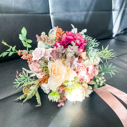 アーティフィシャルブーケ　＊＊イングリッシュローズをたくさん使ったbouquet＊＊ 9枚目の画像