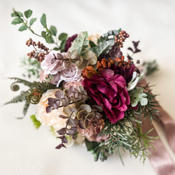 アーティフィシャルブーケ　＊＊イングリッシュローズをたくさん使ったbouquet＊＊ 8枚目の画像