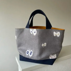 ミナペルホネン　ハンドメイド　ミニトートバッグ♡ ミナペルホネン ハンドメイドミニトート hanahane トートバッグ