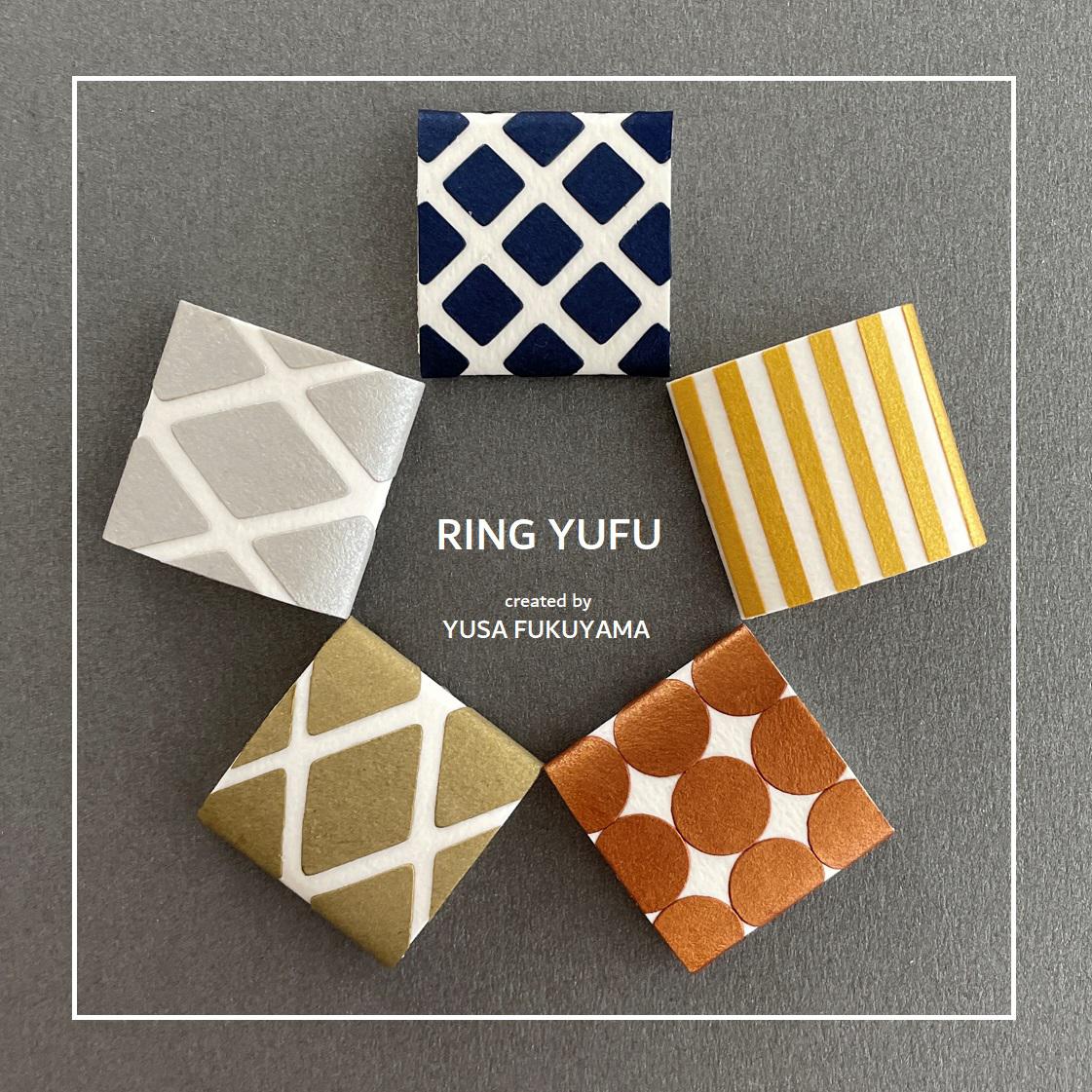 紙で丁寧に作られた和モダンな ブローチ・帯留め・ヘアゴム　アプリコットブロンズ　水玉