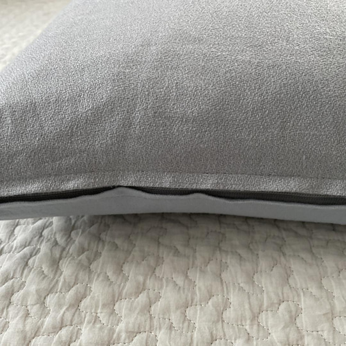 ミナペルホネン　ハンドメイド　クッションカバー★go! gray 再販⚮̈ミナペルホネン go! グレー クッションカバー 柄上