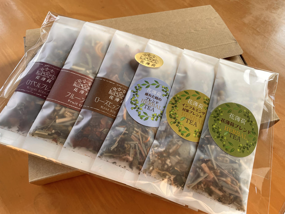 送料無料♪【花薄荷ハーブティ】お試しセット☆ 1枚目の画像