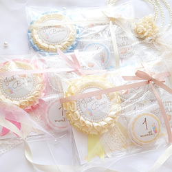 【全3色】♡月齢ロゼット♡ Balloon＆Bear 月齢カード 月齢フォト ニューボーン 15枚目の画像