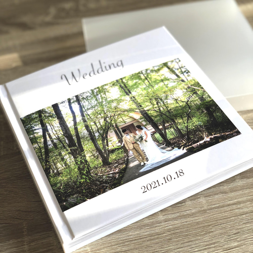 おしゃれなウェディングフォトアルバム♡10P・216mmサイズ！ご希望に