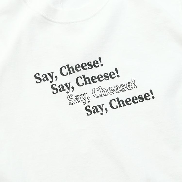 ✨30％OFF✨Say, Cheese！ ロゴプリントTシャツ vent blanc VC221734 ヴァンブラン 10枚目の画像