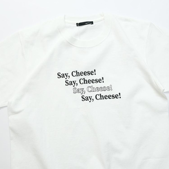 ✨30％OFF✨Say, Cheese！ ロゴプリントTシャツ vent blanc VC221734 ヴァンブラン 6枚目の画像
