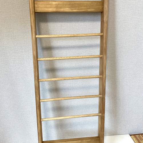 ラダーラック◇壁収納◇カラー、サイズ変更可能 壁掛けラック