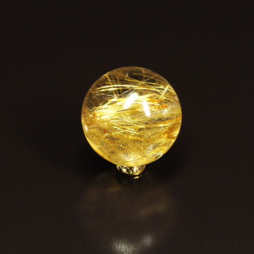 透明度抜群で虹が素敵】現品1粒売り ゴールドルチル 金針水晶