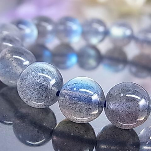 一点もの】美しい レッセンス効果 ラブラドライト/9.5㎜ 神秘的 美しい