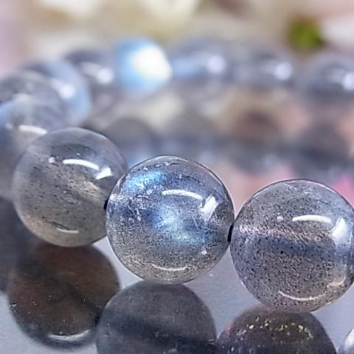 一点もの】美しい レッセンス効果 ラブラドライト/9.5㎜ 神秘的 美しい