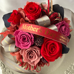 【選べるBOX＊Mother'sDayプリザーブドフラワー  red】母の日ギフト　プリザーブドフラワー　母の日　ギフト 12枚目の画像