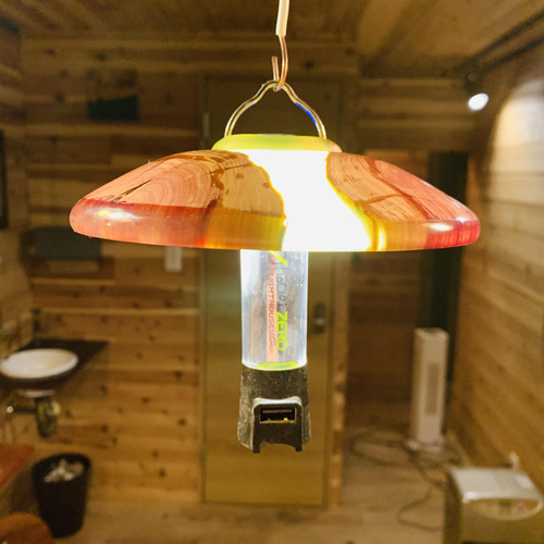 アウトレット販売品 ゴールゼロ用ウッドレジンシェード（蓄光仕様