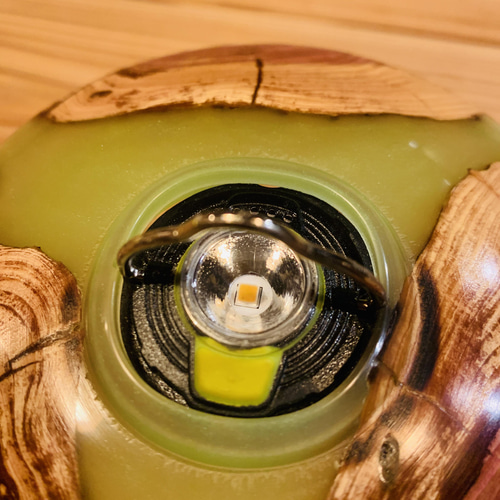 アウトレット販売品 ゴールゼロ用ウッドレジンシェード（蓄光仕様