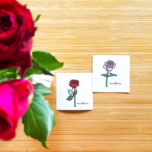しあわせを届けるカード<春の花>バラ 3枚目の画像