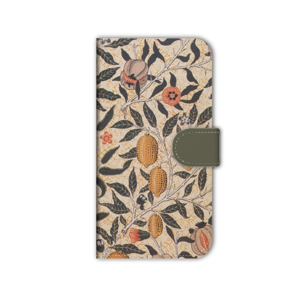 ウィリアムモリス スマホケース 手帳型 カバー iPhone17 16 15 SE Air ほぼ全機種対応 送料無料 6枚目の画像