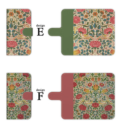 ウィリアムモリス スマホケース 手帳型 カバー iPhone17 16 15 SE Air ほぼ全機種対応 送料無料 5枚目の画像