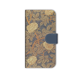 ウィリアムモリス スマホケース 手帳型 カバー iPhone17 16 15 SE Air ほぼ全機種対応 送料無料 7枚目の画像