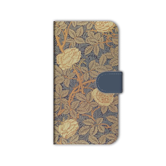 ウィリアムモリス スマホケース 手帳型 カバー iPhone17 16 15 SE Air ほぼ全機種対応 送料無料 7枚目の画像