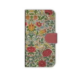 ウィリアムモリス スマホケース 手帳型 カバー iPhone17 16 15 SE Air ほぼ全機種対応 送料無料 11枚目の画像