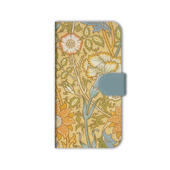 ウィリアムモリス スマホケース 手帳型 カバー iPhone17 16 15 SE Air ほぼ全機種対応 送料無料 9枚目の画像