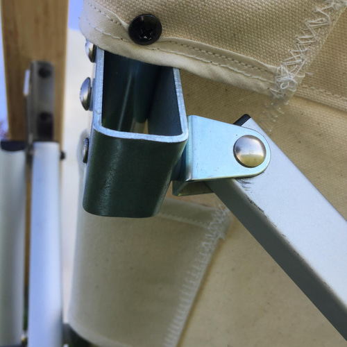 防水リクライニングチェア/スモークピンク（生地のみ1シート差替ビス付