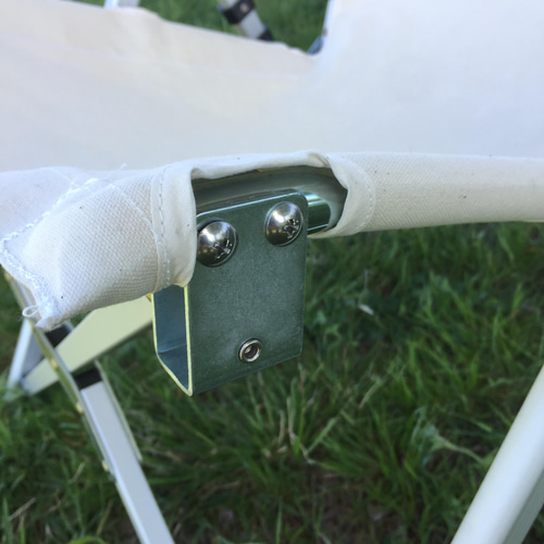 防水リクライニングチェア/スモークピンク（生地のみ1シート差替ビス付