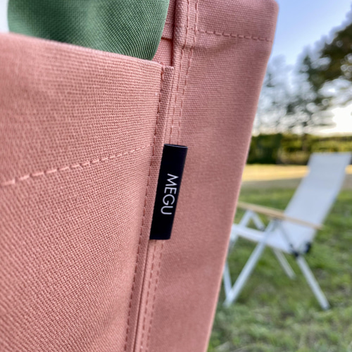 防水帆布リクライニングチェア張生地のみ /スモークピンク1脚（受注オーダー） 防水リクライニングチェア/スモークピンク（生地のみ1シート差替ビス付