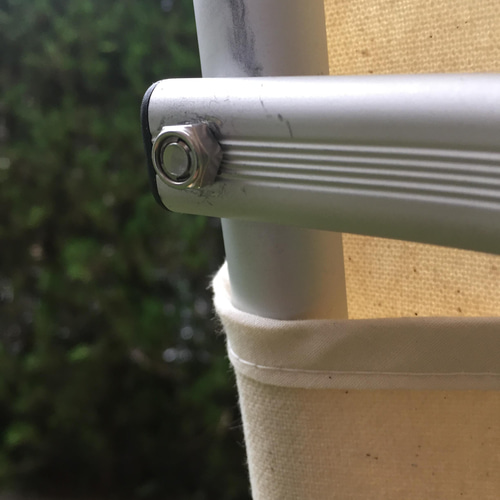 防水リクライニングチェア/スモークピンク（生地のみ1シート差替ビス付