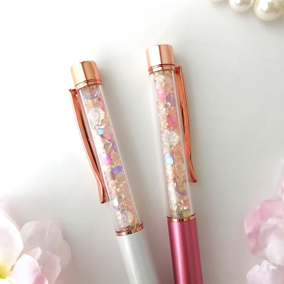 新色追加❀大人気【キラキラ ジュエリービーズボールペン 新色追加❀大人気【キラキラ ジュエリービーズボールペン