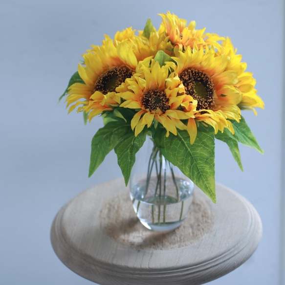 油彩　花瓶に花　最終お値下げしました！ おまかせブーケ（花瓶なし／花瓶付き） | kusakanmuri