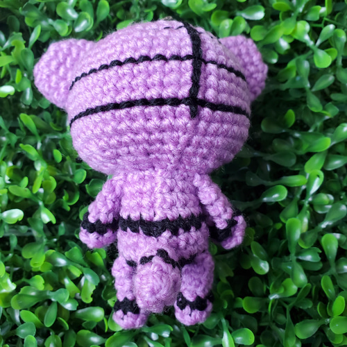 紫トラさんキーホルダー あみぐるみ fu-rin 通販 13659819｜Creema