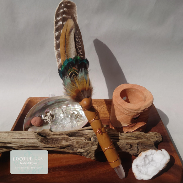 スマッジングフェザーワンド / Smudge Feather Fan その他インテリア