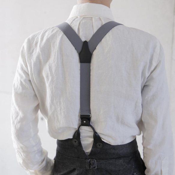 30mm Classic Suspender beigeクラシックサスペンダーベージュ 9枚目の画像