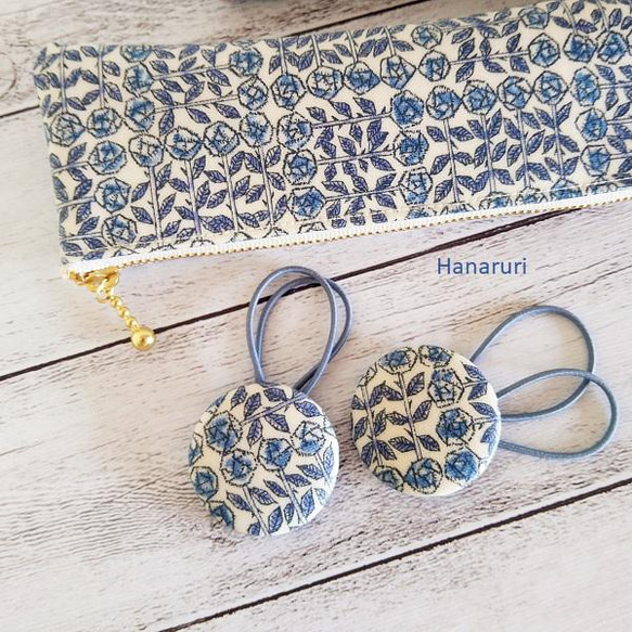 リバティラミネートコンパクトペンケース〈ピーコックス〉 スリム ペン