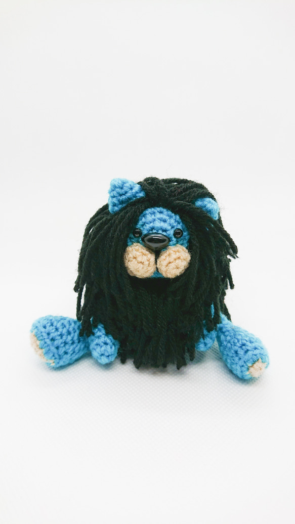 ミニミニ　あみぐるみ　ライオンさん ミニミニあみぐるみライオンくん