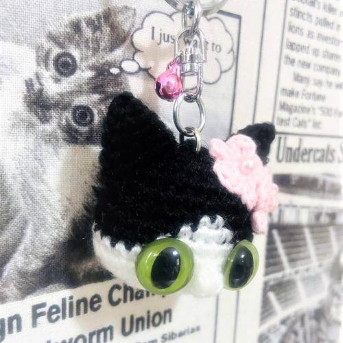 3.つっぱり　漆黒パープル　いもりのあみぐるみ…キーホルダー 3.つっぱり　漆黒パープル　いもりのあみぐるみ…キーホルダー