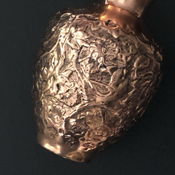 ペルシャの銅製　飾り壺　花器（ガラムザニー）【GHALAM ZANI -001】 4枚目の画像