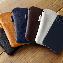 《LIONA》レザースリーブケース Wide　iPhone・スマホケース《5colors》 1枚目の画像