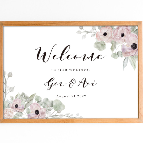 ウエディング 結婚 ウェルカムボード 横|準備|プレ花嫁 ウエディング 結婚 ウェルカムボード 横|準備|プレ花嫁