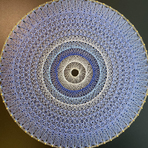 糸掛け曼荼羅アート】〜見る度に心が癒される糸掛けアート