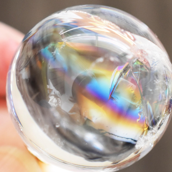【剩餘B和D/水晶】大肥皂泡、虹膜石英、水晶珠、手術金球鏈 第1張的照片