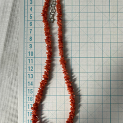令和4年3月誕生石フェア・赤い枝珊瑚ネックレス【シルバー製アジャスター付】 12枚目の画像