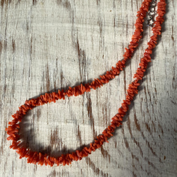 令和4年3月誕生石フェア・赤い枝珊瑚ネックレス【シルバー製アジャスター付】 7枚目の画像