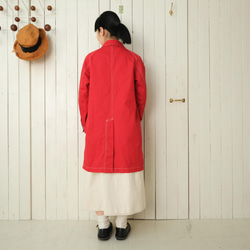 french work coat red size M 第2張的照片