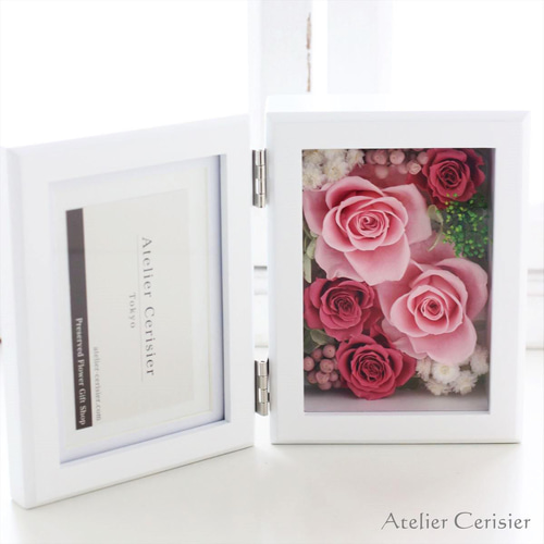 ☆写真たて☆ポストカード立て☆名刺ホルダー☆薔薇雑貨