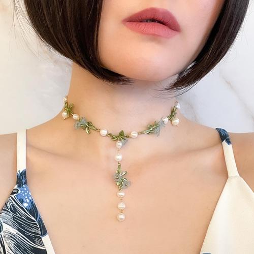 【MONICA VINADER】トリプルビーズ チョーカーネックレス Monica Vinader Triple Beaded 14-16