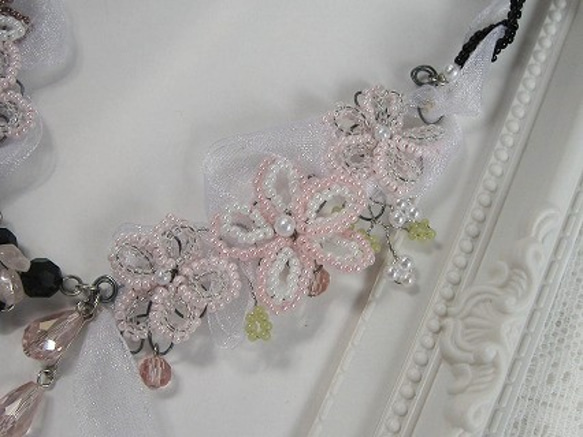 【ＳＡＬＥ】春よ来い　さくら　桜　花モチーフ　春色のネックレス　コスチュームジュエリー　 4枚目の画像