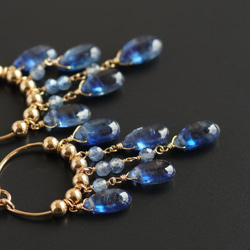 藍晶石五石耳環（耳環可更換） 第12張的照片